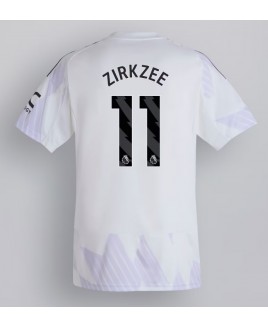 Günstige Manchester United Joshua Zirkzee #11 Auswärtstrikot 2025-26 Kurzarm